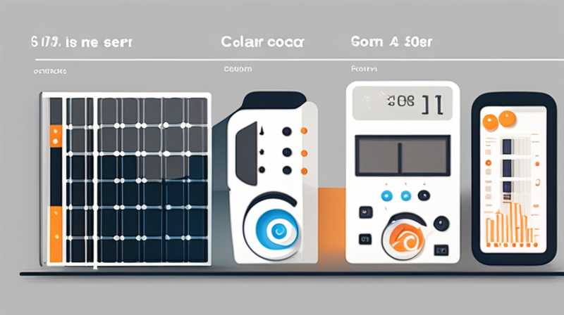 How many watts are suitable for solar monitoring?