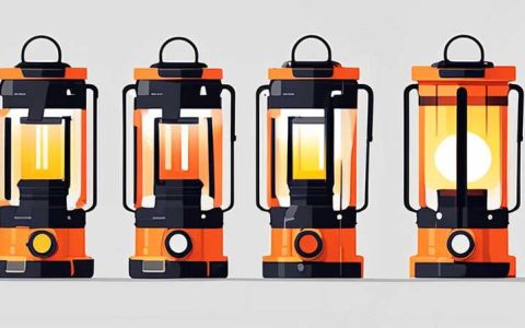 Solar camping lantern. How to use it