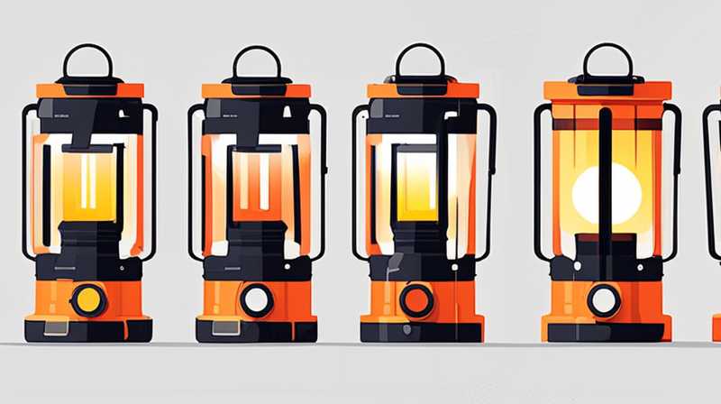 Solar camping lantern. How to use it