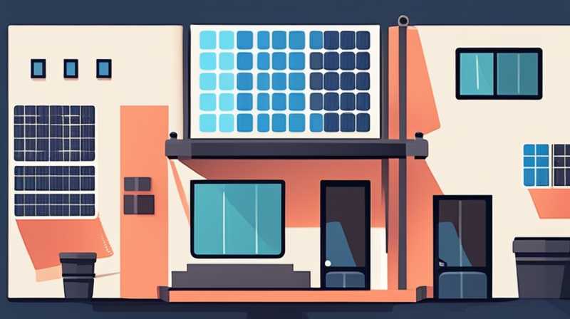 How to install solar panels outside windows