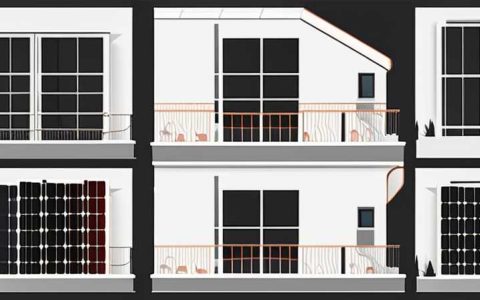 How to change the balcony solar panel to normal