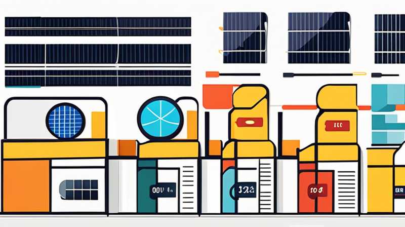 How much current does solar power generation output?