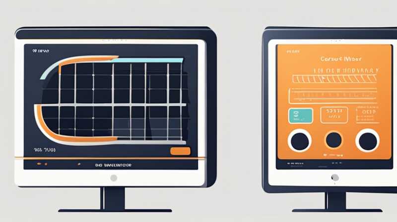 What to do if the solar monitor is always in standby mode