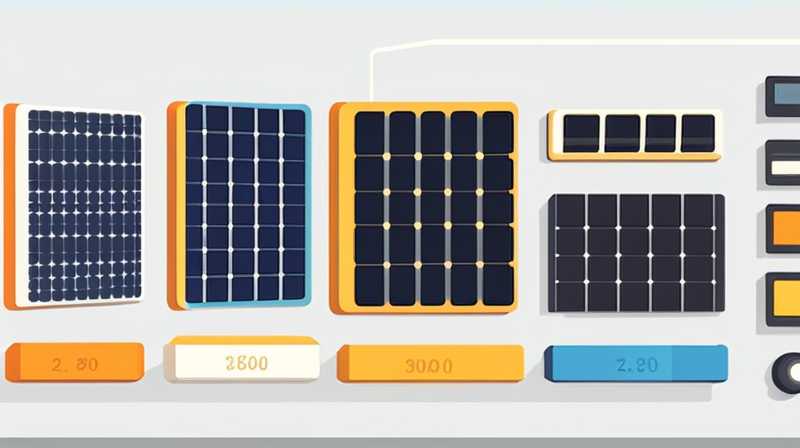 How many volts are there for a 250w solar panel