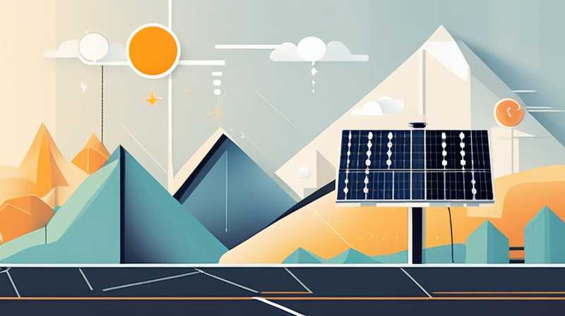 How to repair slope solar energy