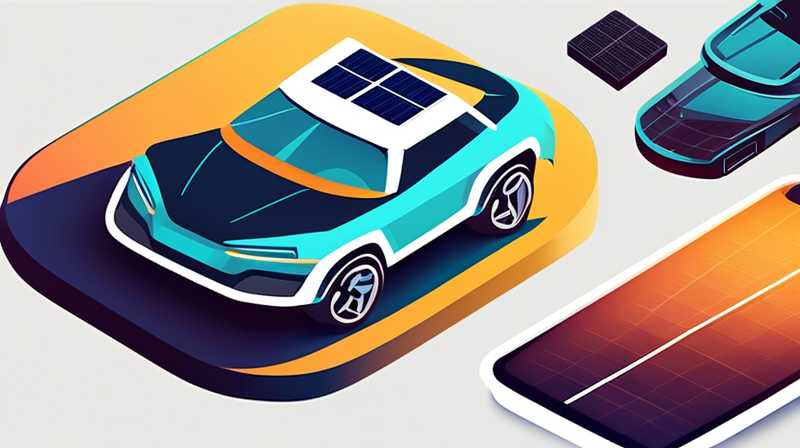 What is a car with solar panels on the roof called?