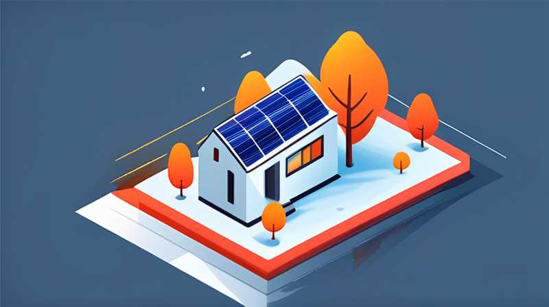 How to prevent ice from falling on solar panels