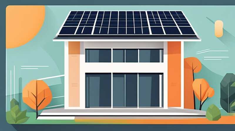 How to install a solar duplex house