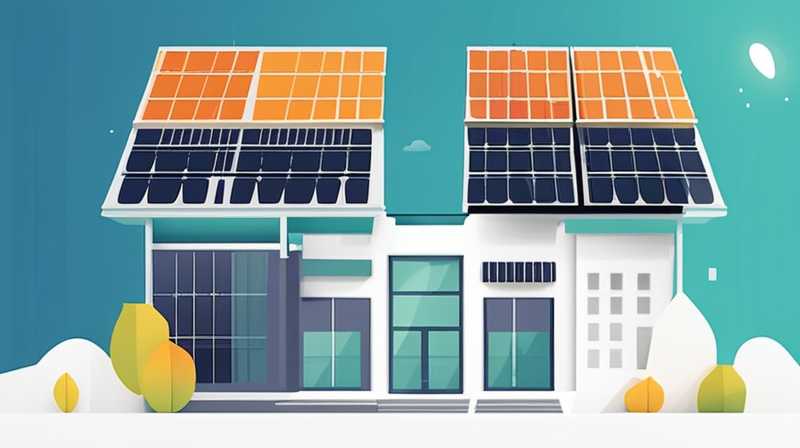 What can small solar panels on buildings do?