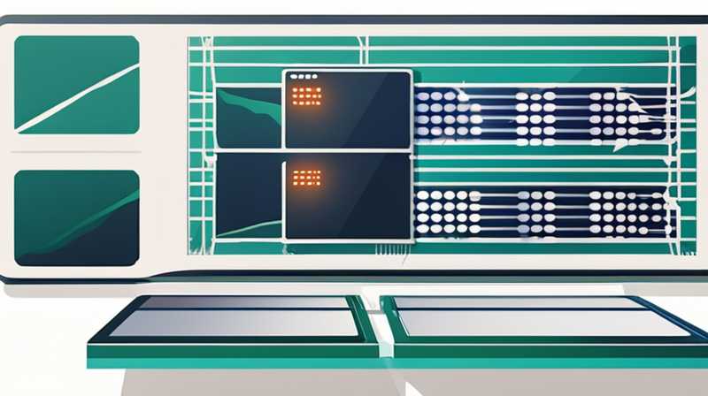 How to read the output voltage of solar panels