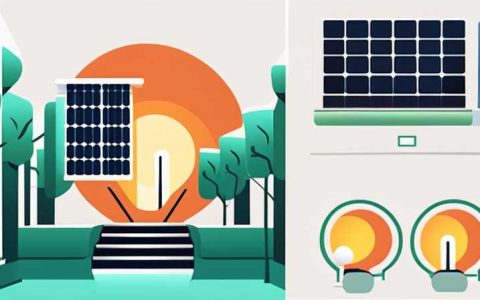 How to connect the solar lights in the courtyard corridor