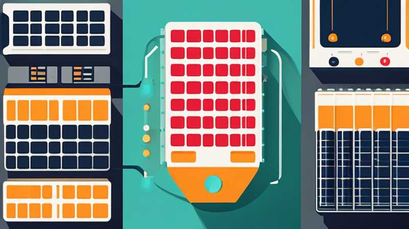 How to connect capacitors to solar energy