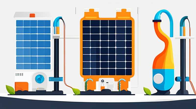 What is the principle of solar booster pump