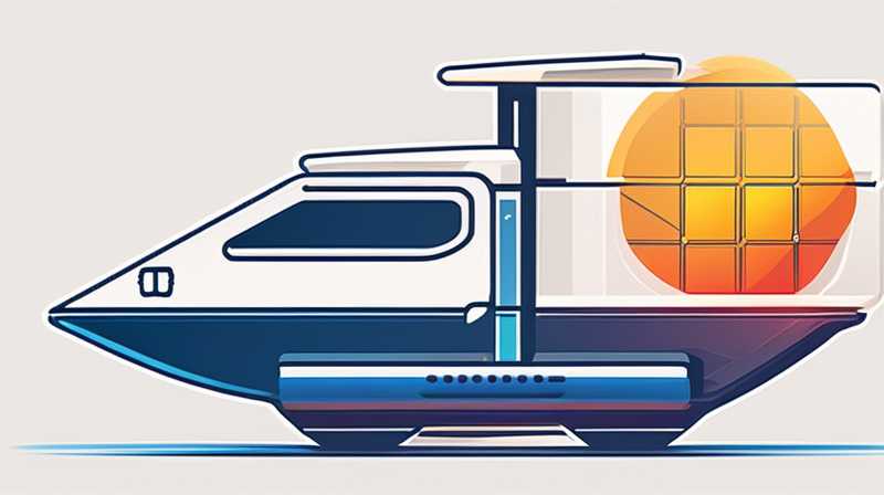 What kind of battery is used in solar yachts