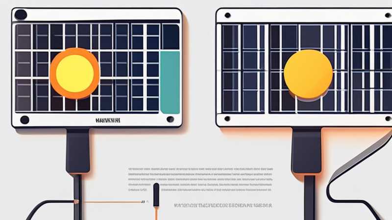 How to measure wattage on solar panels