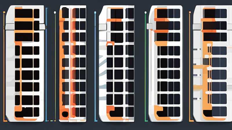 How many meters high is the solar panel?