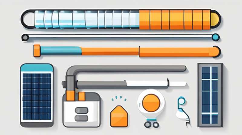 How to clean solar cleaning pipes