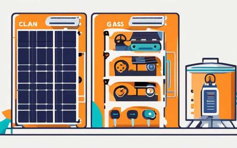 How to clean solar energy to release gas