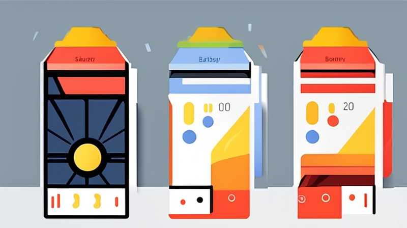 How to convert solar charging battery