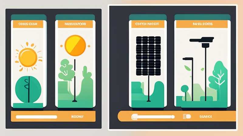 How to turn on the light after installing solar energy