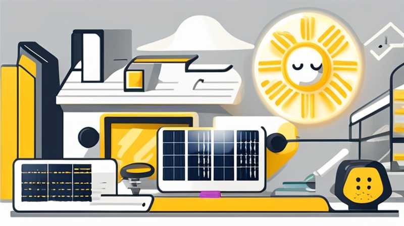 How to disassemble the solar yellow light