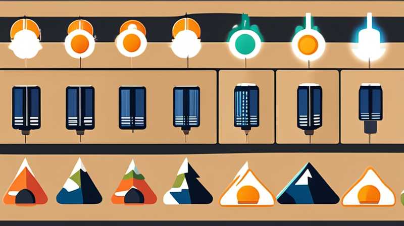 How much does a set of solar lights in mountainous areas cost?