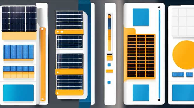 How to replace the medium of wall-mounted solar panels