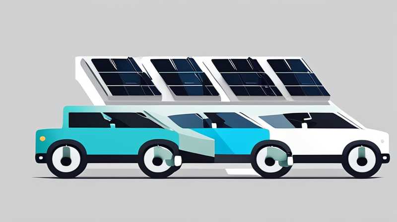 How do solar panels drive vehicles?