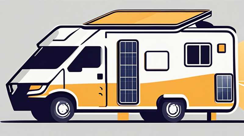 How to remove the solar panels on the roof of the RV