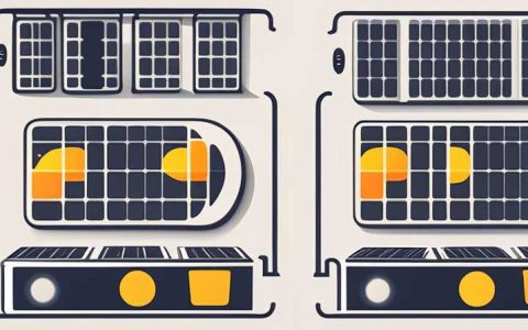 What does the number of watts of solar panels represent?