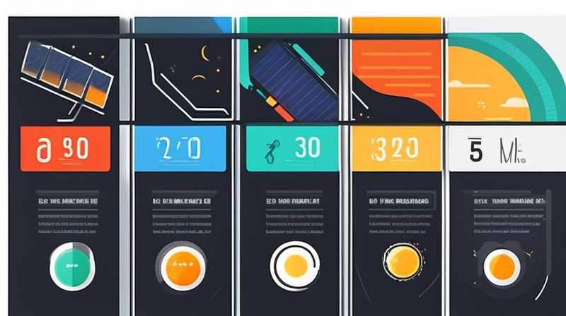 What does solar energy display time mean?