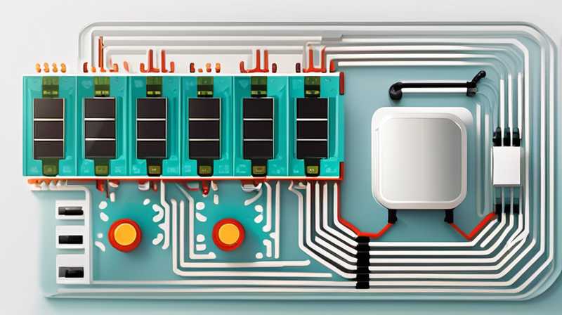 What is a solar circuit board picture