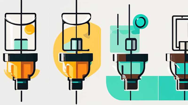 How much is the distance between 6-meter-high solar lights?