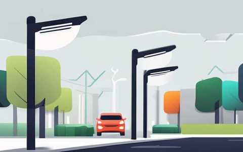 What is the lighting distance of solar street lights?