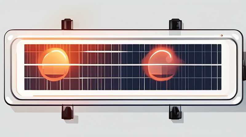 How to use solar tail anti-collision lights