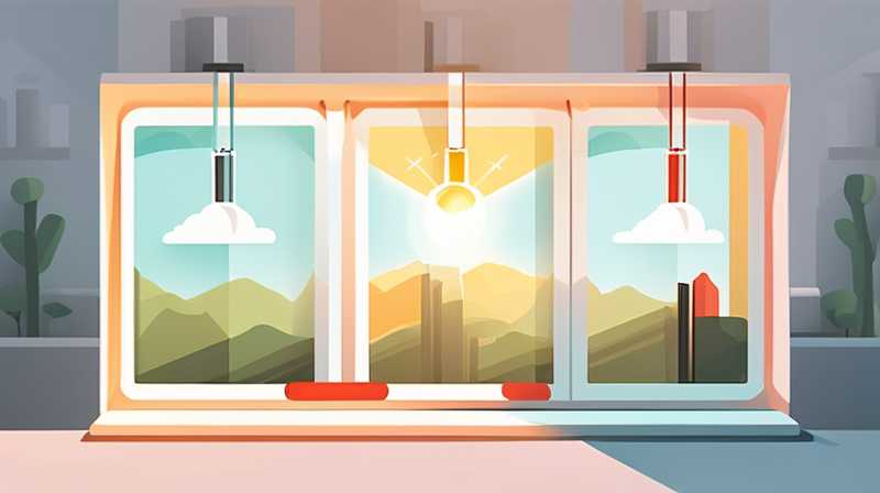 How to hang solar energy on windows