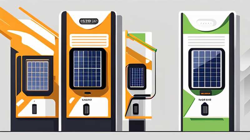 How many volts is the solar charging station?