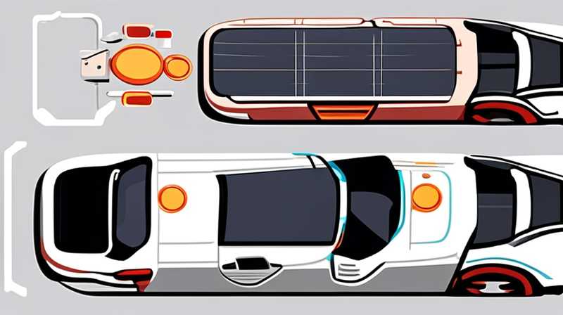 How to disassemble the car solar panel