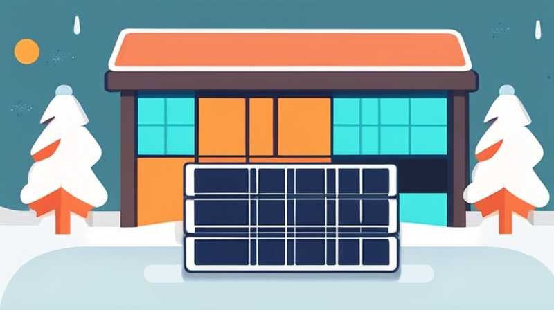 When to add solar energy in winter