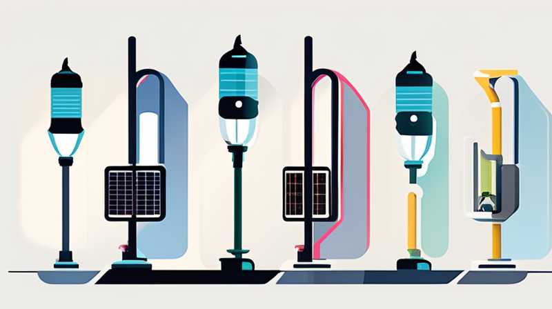 How to connect solar street light tubes