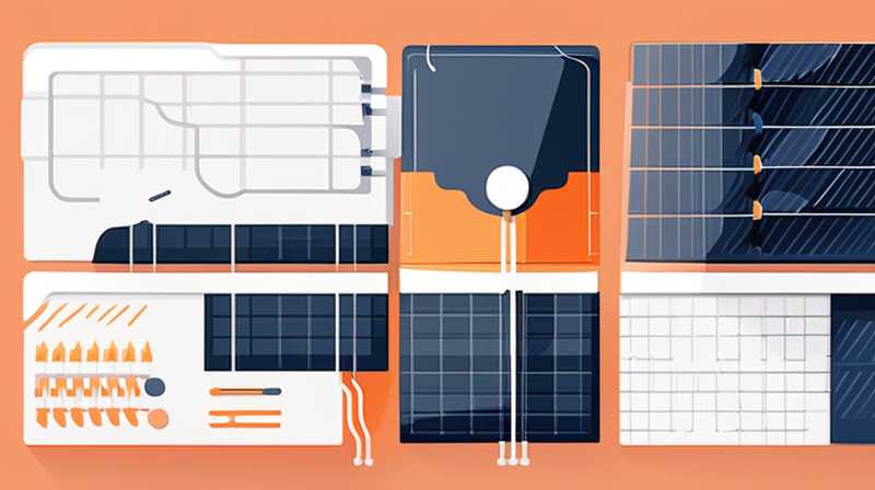 How to connect the solar power cable