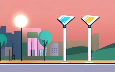 What is the irradiation radius of solar street lights?