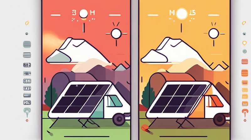 How many watts of solar panels are suitable for camping