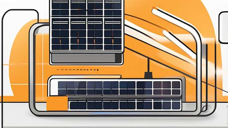 How to connect the wires on the solar panels