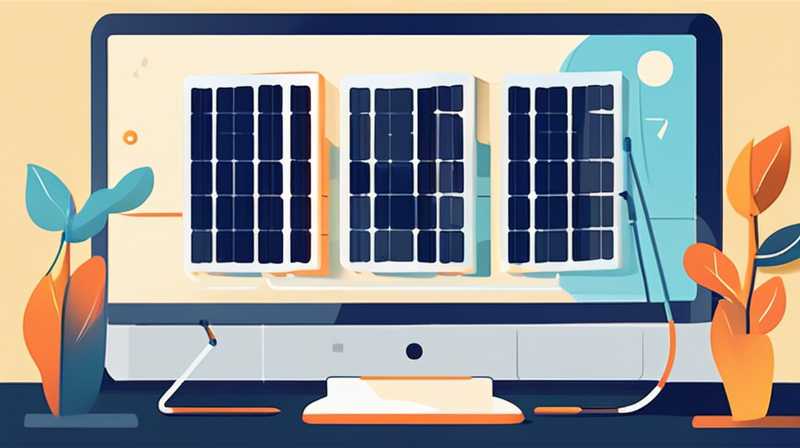 How solar light is converted into electricity