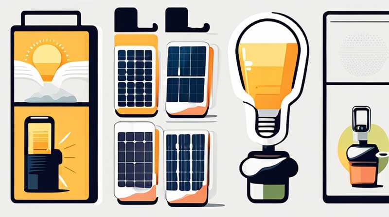 How many watts does a solar lamp consume?