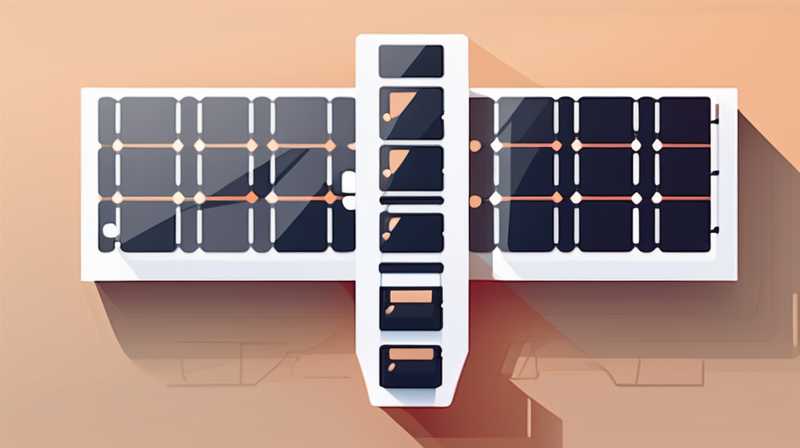 How to hang a wall-mounted solar panel on the wall