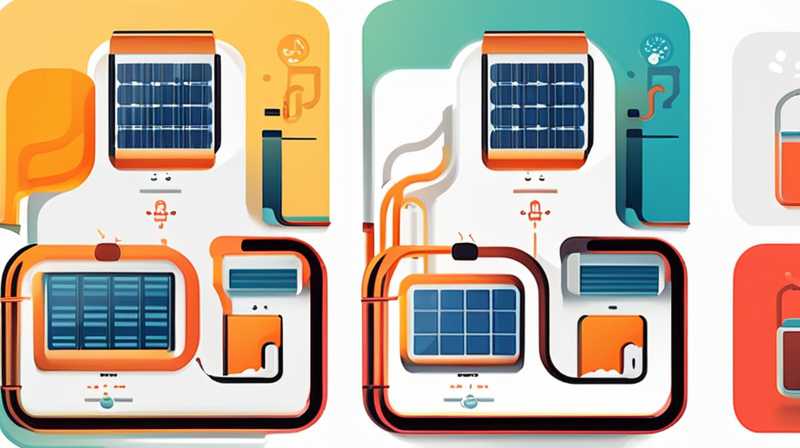 How to connect solar hard tube