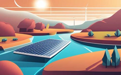 How to install solar energy in the river