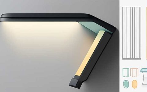 How to use a wall-mounted solar desk lamp